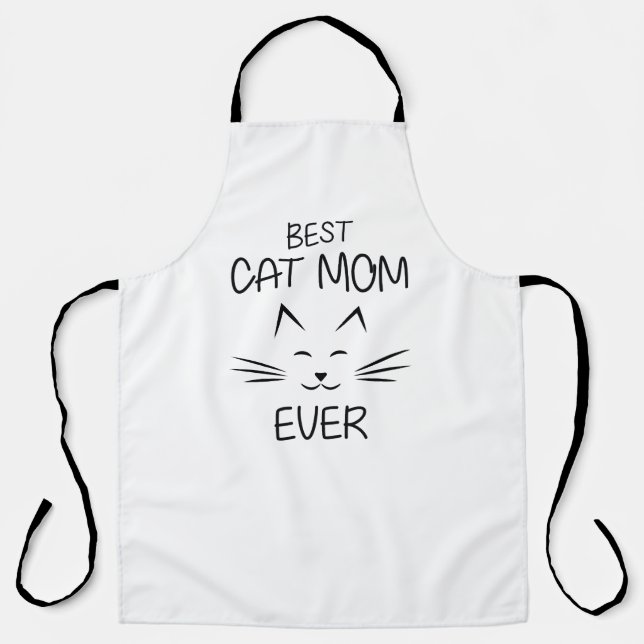 Mum - Best Cat Mum ever Apron (Front)