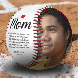 Mum Birthday - Mother's Day Photo Baseball<br><div class="desc">Personalised baseball gift featuring the the word "Mum" in a script font, a red heart, a cute paragraph about how great your mummy is, and your name. Plus 2 photos for you to customise with your own. This editable baseball gift makes a great present for a mother/step mum on mother's...</div>