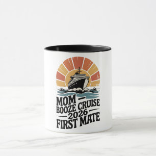 Mum Booze Cruise 2026 Family Matching Mug
