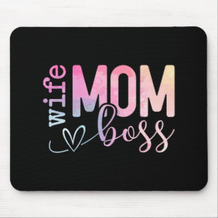 Mum Boss Funny Mothers Day  Mouse Pad
