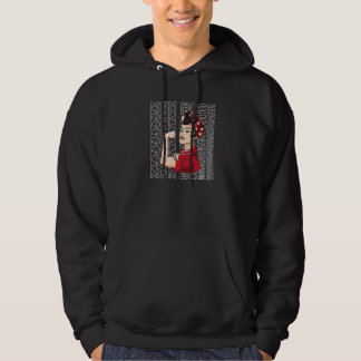 Mum Boss Messy Hair Bun Mothers Day Hoodie