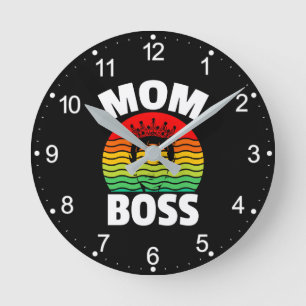Mum Boss Mother’s Day Gift-66620 Round Clock