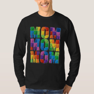 Mum Brick Builder Blocks Master Builder Mother's T-Shirt