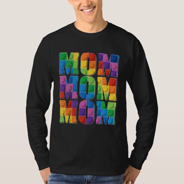 Mum Brick Builder  Blocks Master Builder Mother's  T-Shirt (Front)