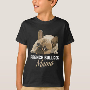 Mum Bulldog Bull Dog Lovers  T-Shirt