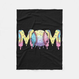 Mum Bysebyll Drip Ice Cream With Sprinkles Fleece Blanket