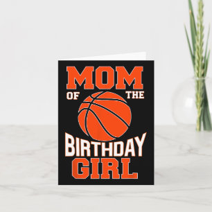 Mum Bysketbyll Birthday Girl Family Byller B-day P Card