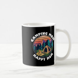 Mum Camping T Shirt Happy Camping Mum Camper Gift  Coffee Mug