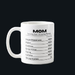 Mum Caring Best Mother Daily Value Coffee Mug<br><div class="desc">Moms and new mothers cool idea. A special idea for any occasion. Mother's Day,  Christmas,  Wedding Retirement,  Valentine's Day,  Birthday Anniversary,  And Baby Announcement.</div>