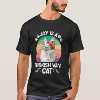 Mum Cat JOY IS A TURKISH VAN CAT Owner Vintage T-Shirt