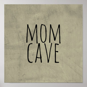 mum cave quote poster wall art