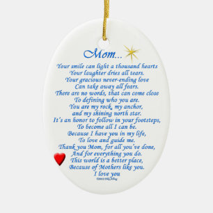 Mum... Ceramic Ornament