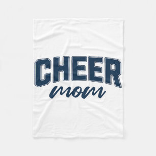 Mum Cheer Cheerleading For Cheerleader Squad Girl  Fleece Blanket