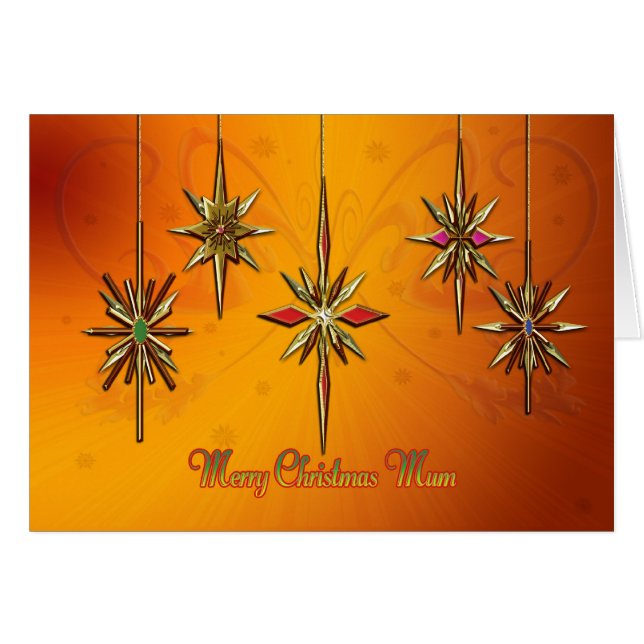 Mum Christmas card (Front Horizontal)