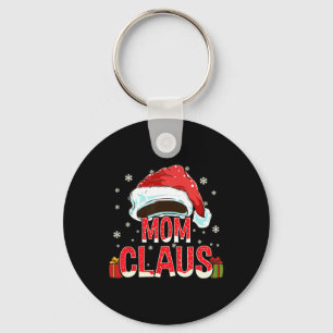 Mum Claus Group Gifts Matching Family Christmas Key Ring