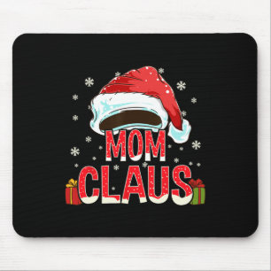 Mum Claus Group Gifts Matching Family Christmas Mouse Pad