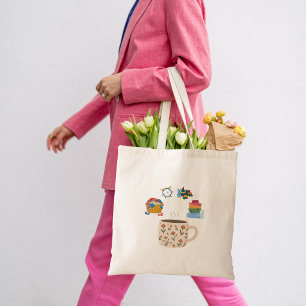 Mum Coffee Break Amid Chaos Tote Bag