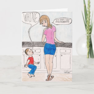 Mum Comic "Whine" Card