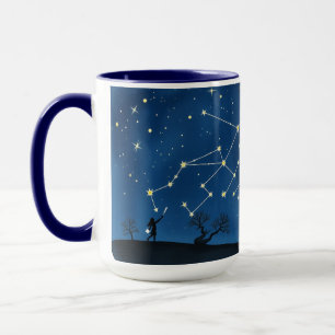 Mum Constellation Laughter Lines Map Mug