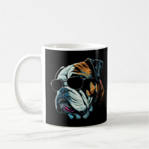 Mum Cool Dog Sunglasses - English Bulldog Coffee Mug
