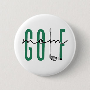 Mum Crewneck Mothers Day Master Golf Women Girls  6 Cm Round Badge