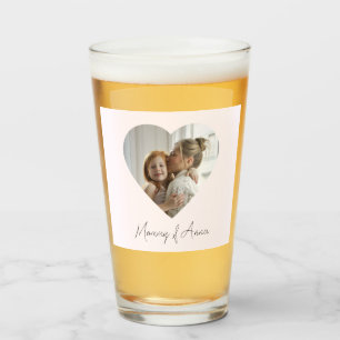 Mum Custom Name & Photo   Personalised Glass Cup