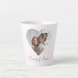 Mum Custom Name & Photo   Personalised Lattee Mug