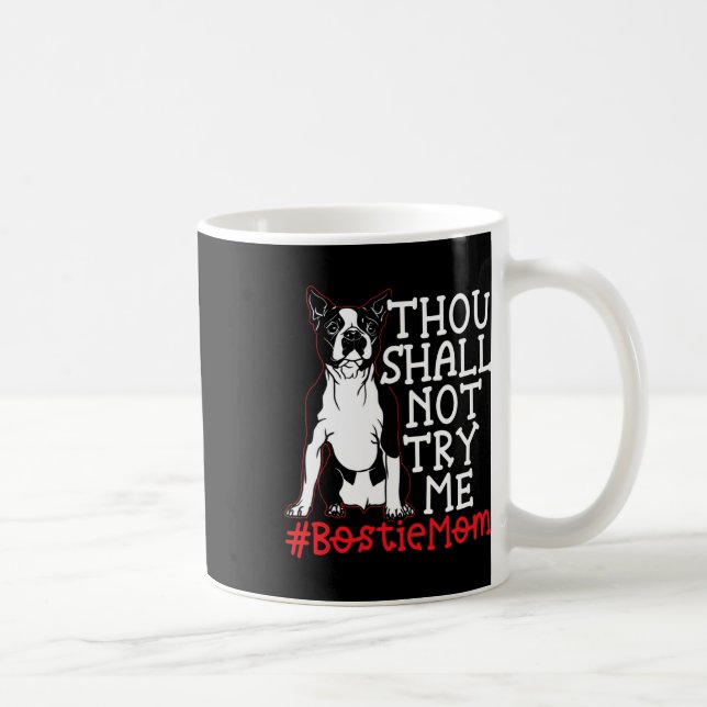 Mum Cute Boston Terrier Dog Lover  Coffee Mug (Right)