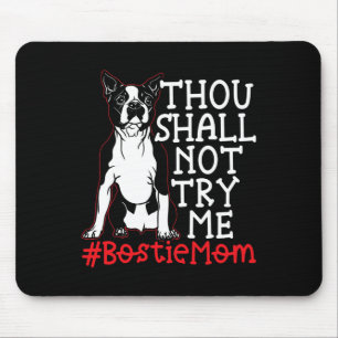 Mum Cute Boston Terrier Dog Lover Mouse Pad
