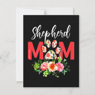 Mum Cute German Shepherd Card