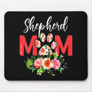 Mum Cute German Shepherd Mouse Pad