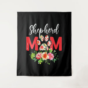 Mum Cute German Shepherd Tapestry