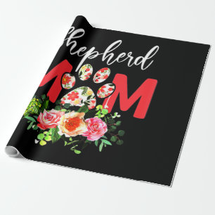 Mum Cute German Shepherd Wrapping Paper