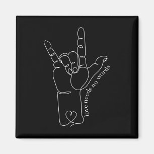 Mum Dad Kids Autism Awareness Teacher Sped Deaf Sl Magnet