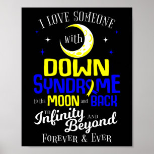 Mum Dad Love World Down Syndrome Day Women Kids Poster