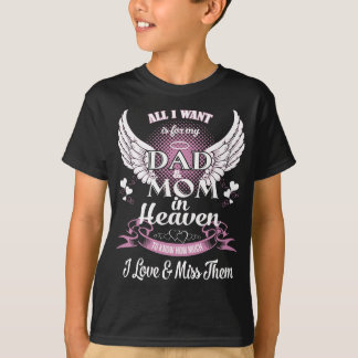 Mum & Dad My Guardian Angels, Memories of Parents  T-Shirt