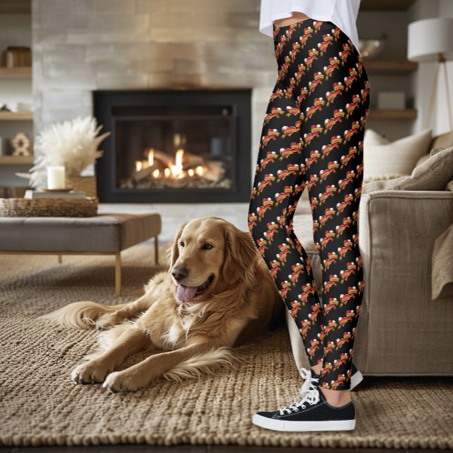 Mum Dad Red Hearts Tattoo Leggings (Creator Uploaded)