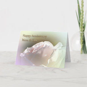 Mum & Dad Wedding Anniversary Greeting Card