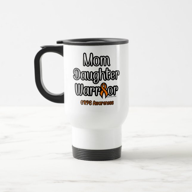 Mum Daughter Warrior...CRPS Travel Mug (Left)