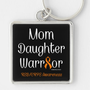 Mum Daughter Warrior...RSD/CRPS Key Ring