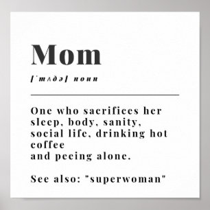 Mum Definition  Poster