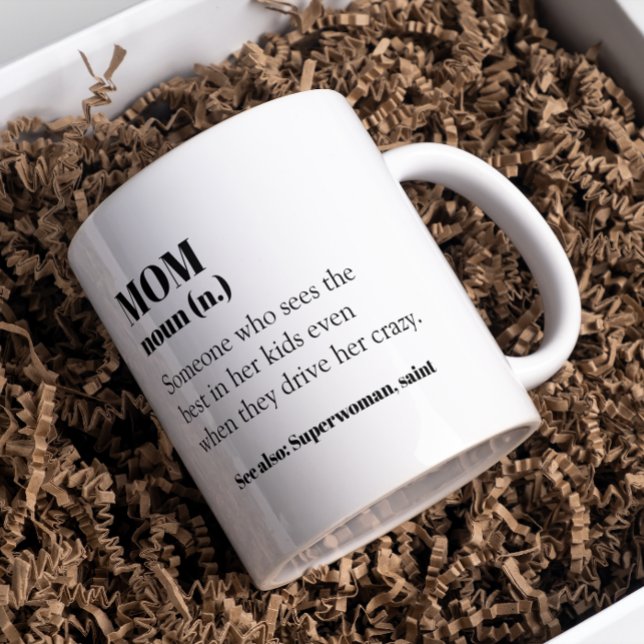 Mum Definition Word Noun Gift Mother's Day  Coffee Mug (Creator Uploaded)