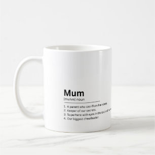 Mum Definition Your Photo Gift for Mother's Day Coffee Mug