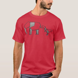 Mum elephant and baby TRex T-Shirt