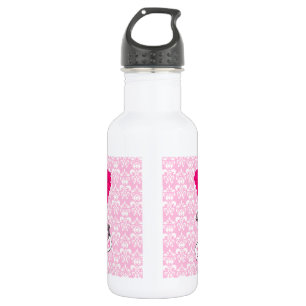 Mum, elephant and heart balloons 532 ml water bottle