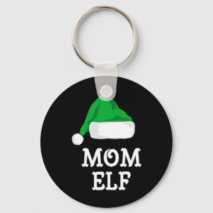 Mum Elf Christmas Matching Family Pj Pajama Xmas  Key Ring