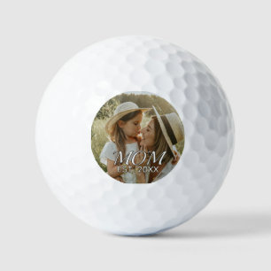 Mum Est 1 Photo Gift Keepsake Golf Balls