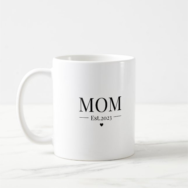 Mum Est 2023 Mother's day Gift Coffee Mug (Left)