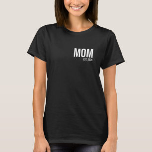 Mum Est. 2025 Cool Mother Established Mum To Be Lo T-Shirt