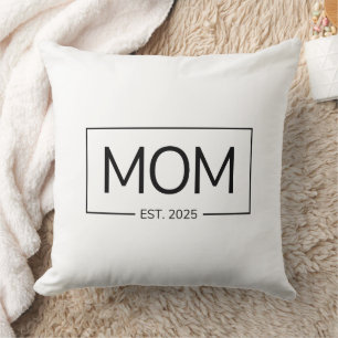 Mum est 2025 new mum baby reveal 2025 new parent cushion